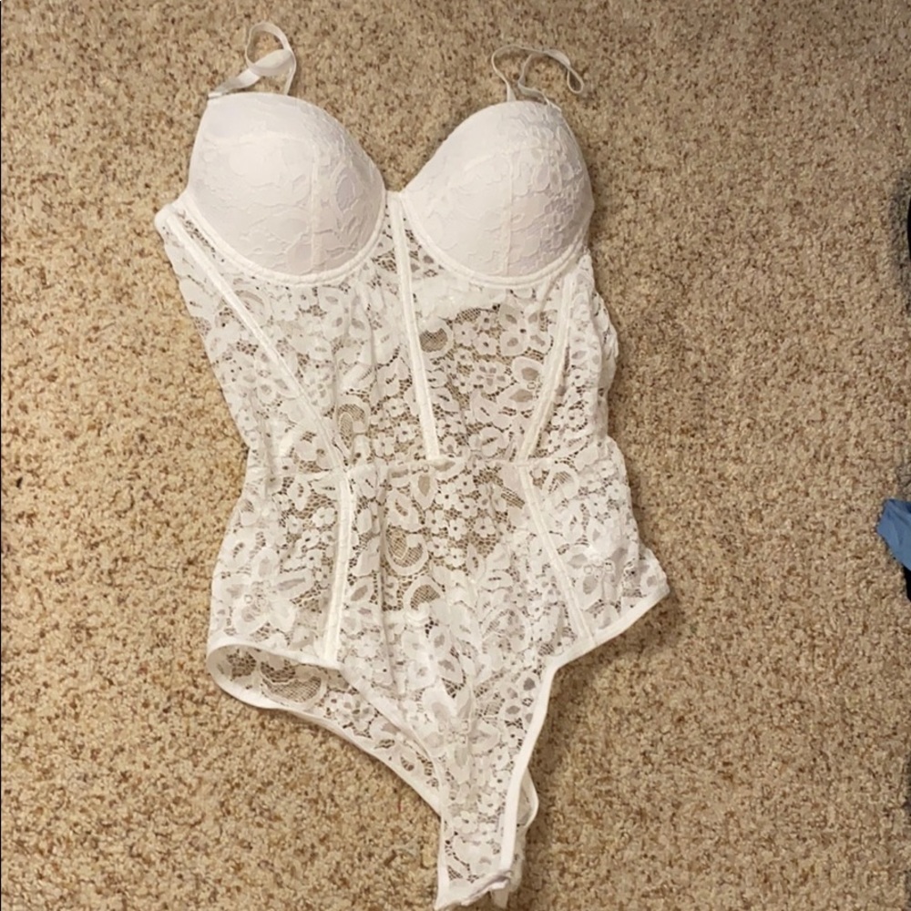 White Lingerie Teddy / Bodysuit